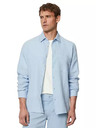 MARC O'POLO | Chemise en lin coupe regular | blau